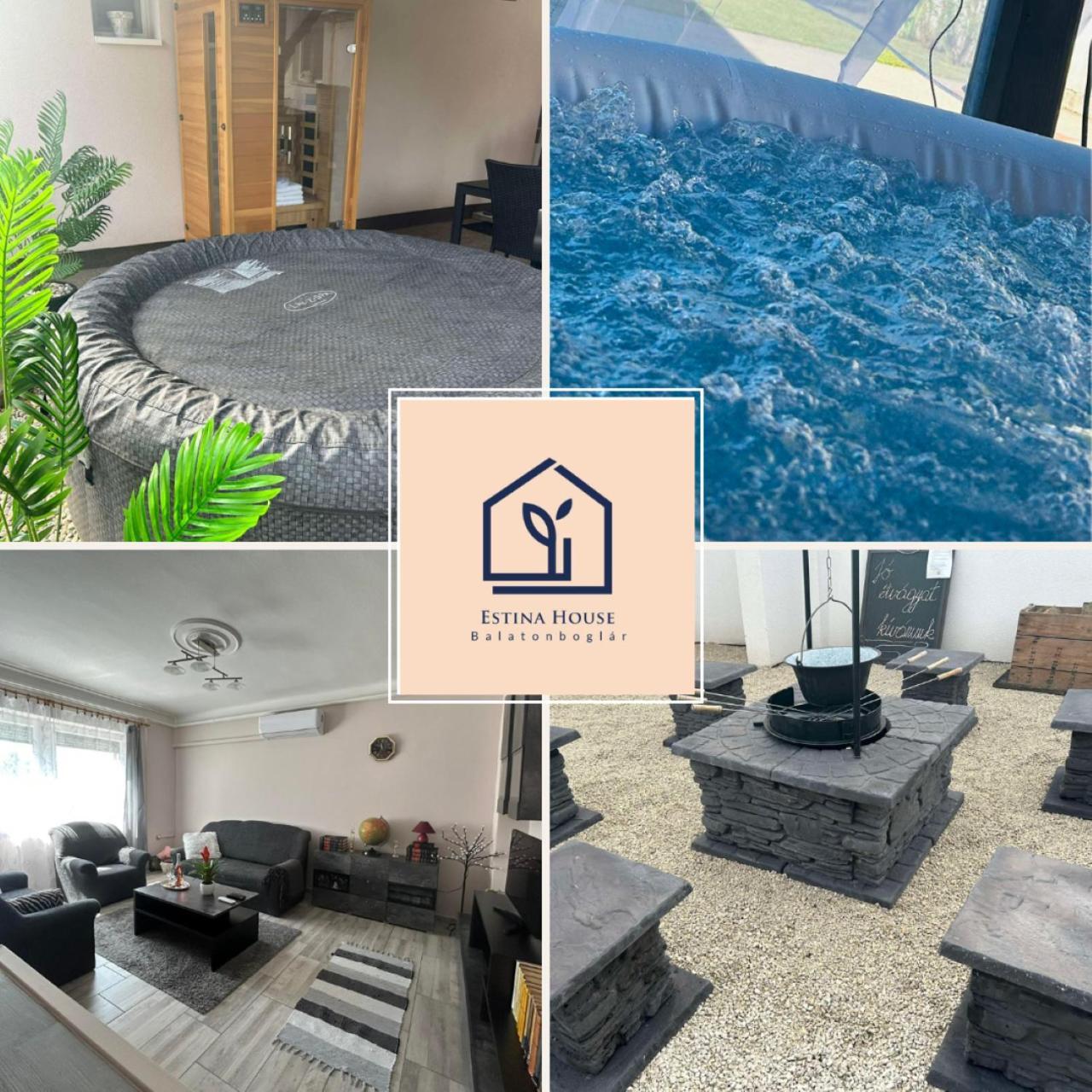 Estina House Villa Balatonboglár Kültér fotó